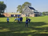 Mini Toernooitje op Sportpark Het Springer met S.K.N.W.K. JO7 en De Jonge Spartaan JO7 (58/174)